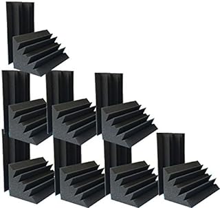 Sponsored Ad - 4.72"x4.72"x9.6" Sale Acoustic Foam 16 PCS in Black Bass trap Soundproof foam