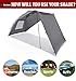 Portable Awning/Canopy/Sun Shade with Privacy Wall for Car/SUV/Camping/Beach/Etc.