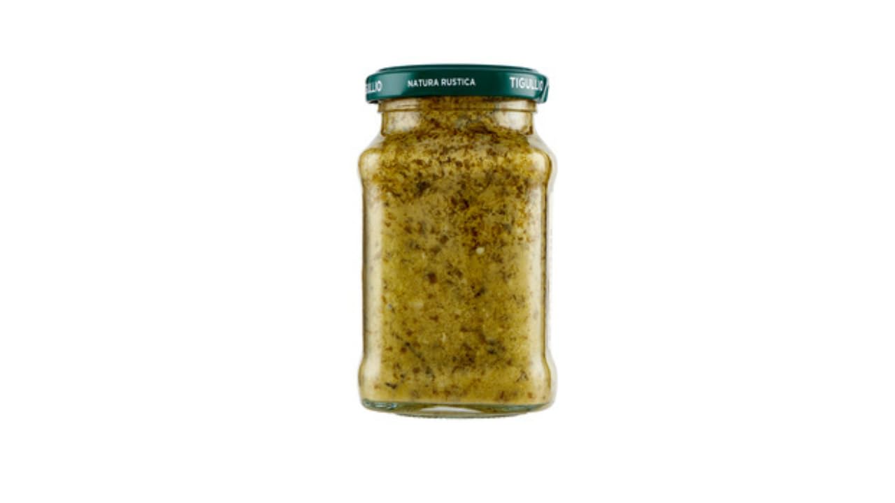 Tigullio Gran Pesto alla Genovese, Senza Aglio, Senza Glutine, 15 Vasetti x 190g, con Portachiavi italy shop service