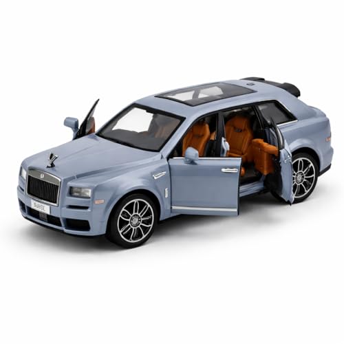Image of Rolls-Royce Cullinan Luxury SUV 1:36 Scale Die-Cast Metal Car Model - Openable Doors Pull-Back Alloy Collectible Toy Car