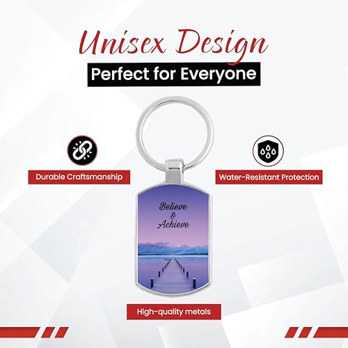 Image of Premium Printed Metal Keychain for Men & Women | High-Definition Artwork Print | Durable Key Ring for Car, Bike, Home & Office Keys | Stylish Decorative Key Holder Gift