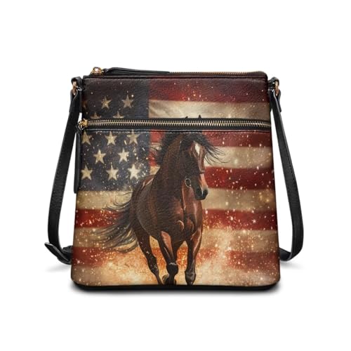 Image of Leather Purses for Women, Leather Hobo Bags for Women Travel Sling Purse Triple Zippered Pockets Shoulder Bag