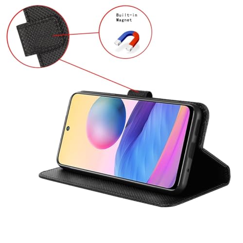 Coque Pixel 8 Pro à rabat anti rayure avec support noir - 6