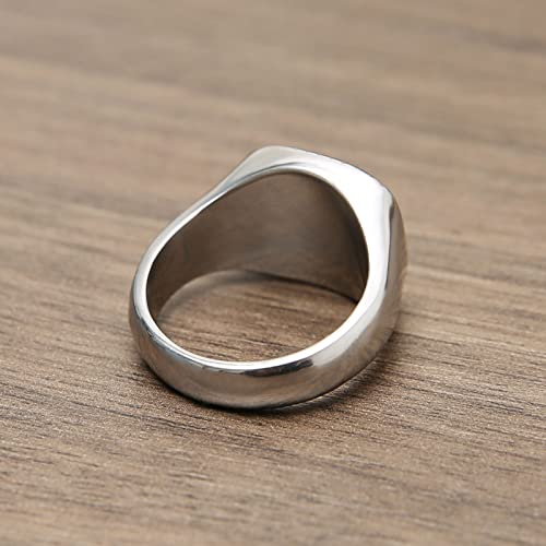 HZMAN Viking Nautical Compass Ring for Men Stainless Steel Vintage Pirate Sailor Amulet Ring Jewelry Gift3