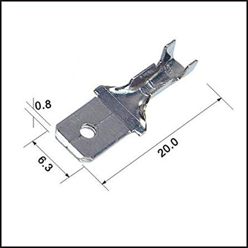 Davitu Terminals wire connector female cable connector male terminal Plugs sockets seal Copper terminal H62Y2 DJ615A-6.3A0.8B