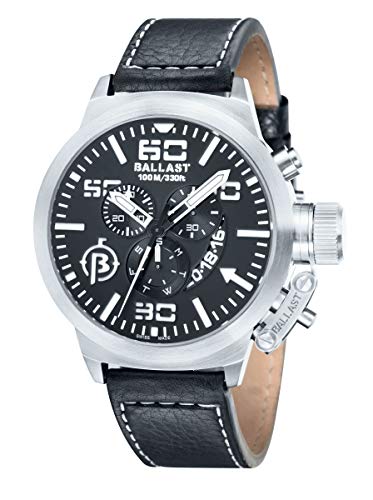 希少モデル Ballast BL-3101 メンズ 腕時計 クロノグラフ Ballast BALLAST Watch BL-3101-01 Mens Chronograph 46mm Black