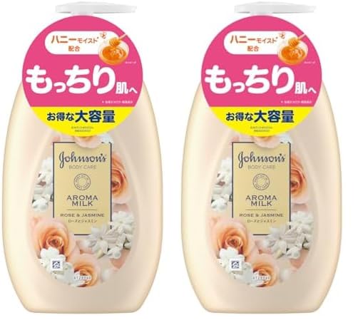 Johnson's アロマミルク ローズ＆ジャスミン ボディローション ジョンソンボディケア エクストラケアアロマミルク ローズと