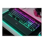 SteelSeries USB Apex 5 Hybrid Mechanical Gaming Keyboard – Per-Key RGB Illumination – Aircraft Grade Aluminum Alloy Frame – OLED Smart Display (Hybrid Blue Switch) - Image 4