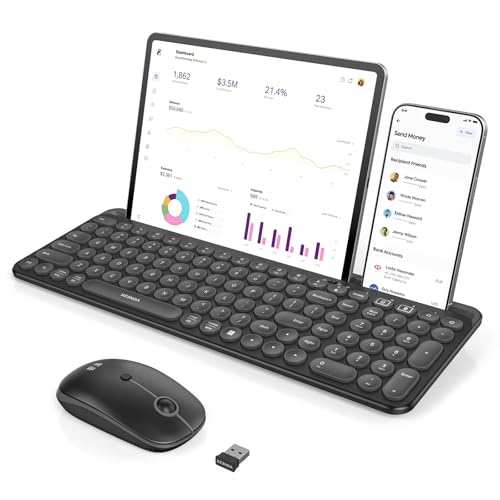 seenda Bluetooth Keyboard and Mouse for iPad, CTU...