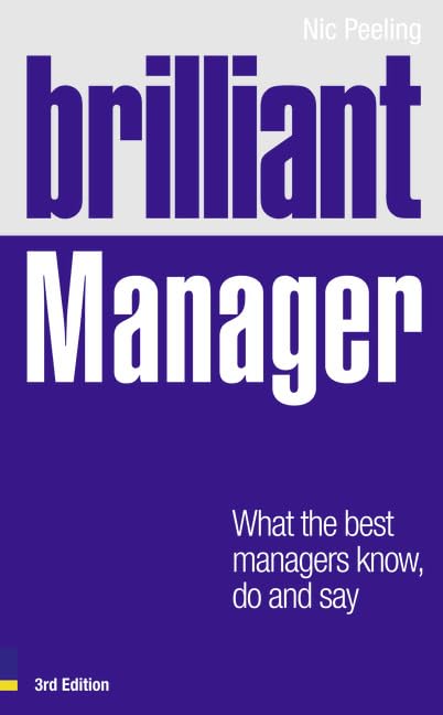 Buy Brilliant Manager — BookShops.in