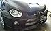 Precut Vinyl Tint EYELID Overlay for 2003-2005 Dodge Neon Headlights (Gloss Black)