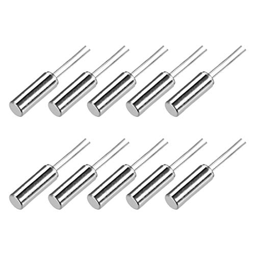 sourcing map Cuarzo Cristal Osciladores Resonadores Equipo 16MHz, 3x8mm, 10 piezas