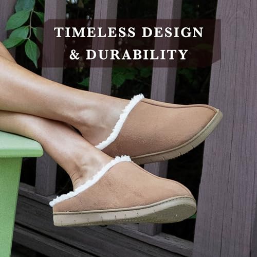 isotoner Women's Microsuede Hoodback Slipper: Non-Slip Sole, Indoor/Outdoor, Memory Foam, Machine Washable4