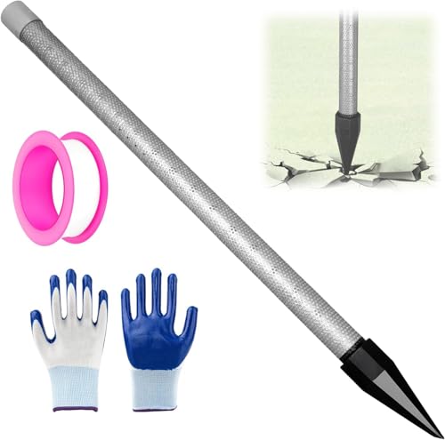 1-1/4' Well Point Kit, 36' Heavy Duty Stainless Steel Drive Point, 60 Gauze Mesh Screen, Shallow...