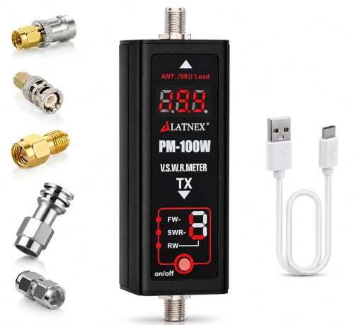 Image of LATNEX PM-100W Digital SWR Power Meter - 125-525MHz