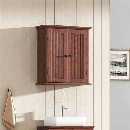 image for ChooChoo Bathroom Wall Cabinet, Over The Toilet Space Saver Storage Ca