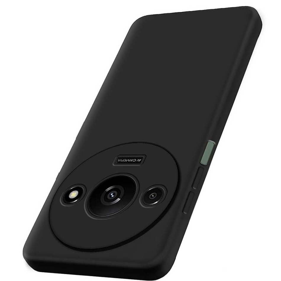 Fashionury Back Cover Case for Poco C61 | Camera Bump Protection | Matte Soft Silicon Flexible | All Side Shock Proof Rubberised Back Case Cover for Poco C61 (Black) (B0CZLLF934) Amazon Price History, Amazon Price Tracker