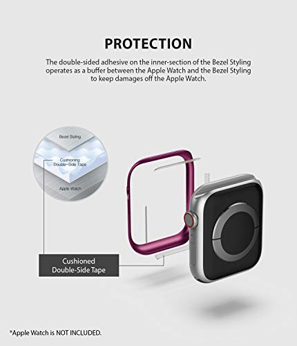 Image of Ringke Bezel Styling for Apple Watch 44mm Case Cover for Series 4 (2018) - AW4-07 (Apple Watch is NOT Included)