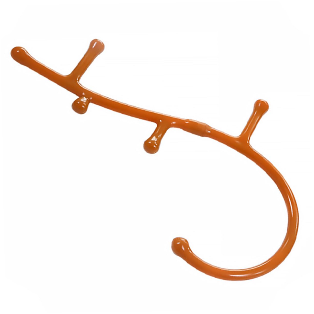 Genérico 1 Unidad De Rascador De Palo De Masaje Andador De Reflexología De Mano Masajeador Corporal Masajeador De Hombros Rodillo De Masaje Con Gancho De Pies