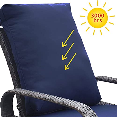 Indoor Outdoor Recliner, All-Weather Pe Wicker Adjustable Reclining Lounge Chair With Durable Aluminum Frame And Removable Soft Cushion ,Luxury Comfortable For Home Reading Sunbathing Or Relaxation #TOP3