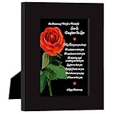 Anniversary Gift for Son and Daughter-In-Law, Poem Card in Frame from Parent(s) - 5x7 Inch Frame
