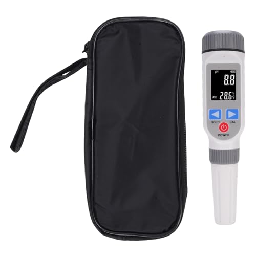 Fafeicy Digital PH Meter Pen PH Tester ATC 0.01 Accuracy with Automatic Temperature Compensation 3 Calibration Modes for Water Testing Aquarium Pool Hydroponics