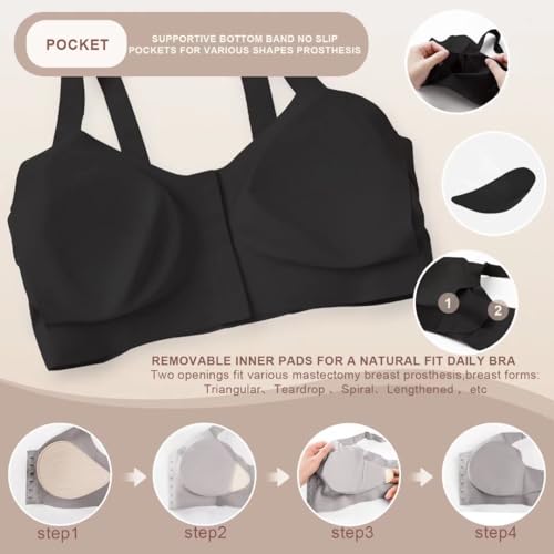 La mejor selección de Sostenes para la mastectomía para Mujer - solo los mejores. 15 Sostenes para la mastectomía para Mujer marca CYTMTZGA (3)