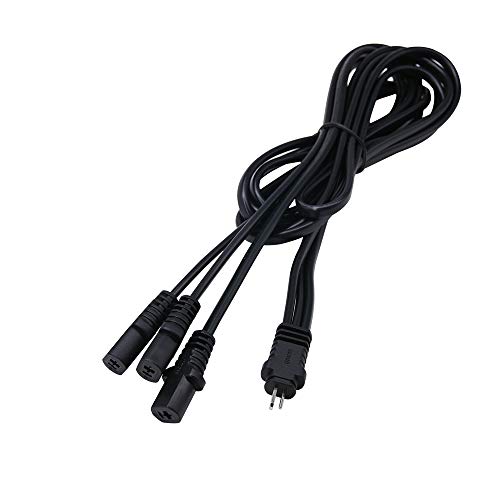 Fromann 45 Inches W Cable 2 Pin Splitter Connect Three Motors to One Transformer Extension Cords Replacement