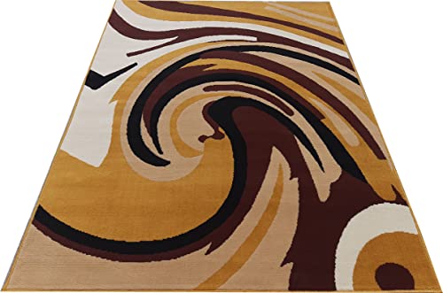 Image of Home Decore Acrylic Carpet for Your Living Room & Drawing Room Aywhere in Your Home (150x210 Yellow Colour)- 5x7 Feet