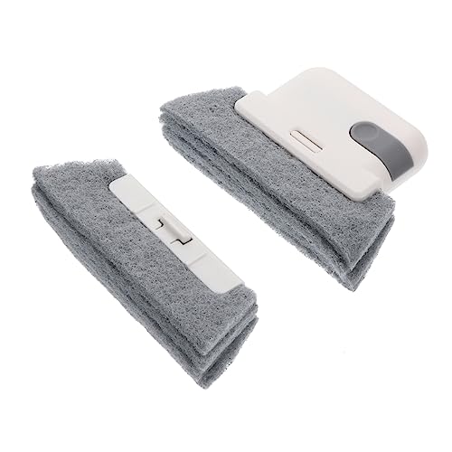 HAPINARY 1pc Window Groove Cleaning Brush Multi-Function Gap Cleaner Pp Scouring Pad Material Safe Gentle for Window Track Screen Cleaning