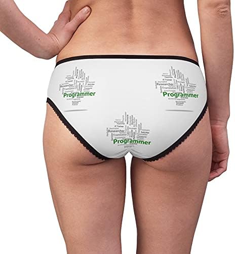 SpreadPassion Programmer Job Panties, Programmer Job Underwear, Briefs, Cotton Briefs, Funny Underwear, Panties For Women