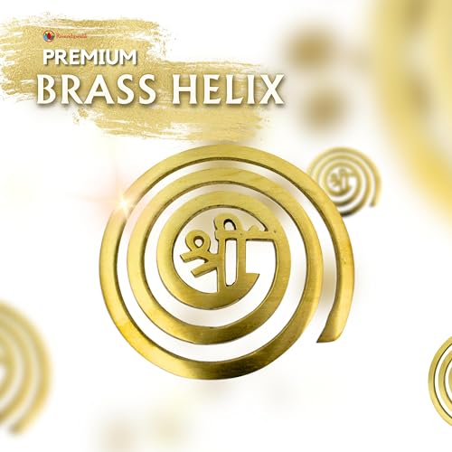 Image of Remedywala Vastu Brass Helix for North West Direction Remedy [11CM Approx] (3 Pieces)