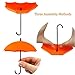 UYIKOO Key Holder Keychain Hanger 6 PCS Colorful Umbrella Wall Rack Wall Holder Key Organizer for Keys, Jewelry and Other Small Items