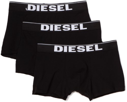 Diesel Men's Essentials 3-Pack Kory Boxer Trunk,Black,Large