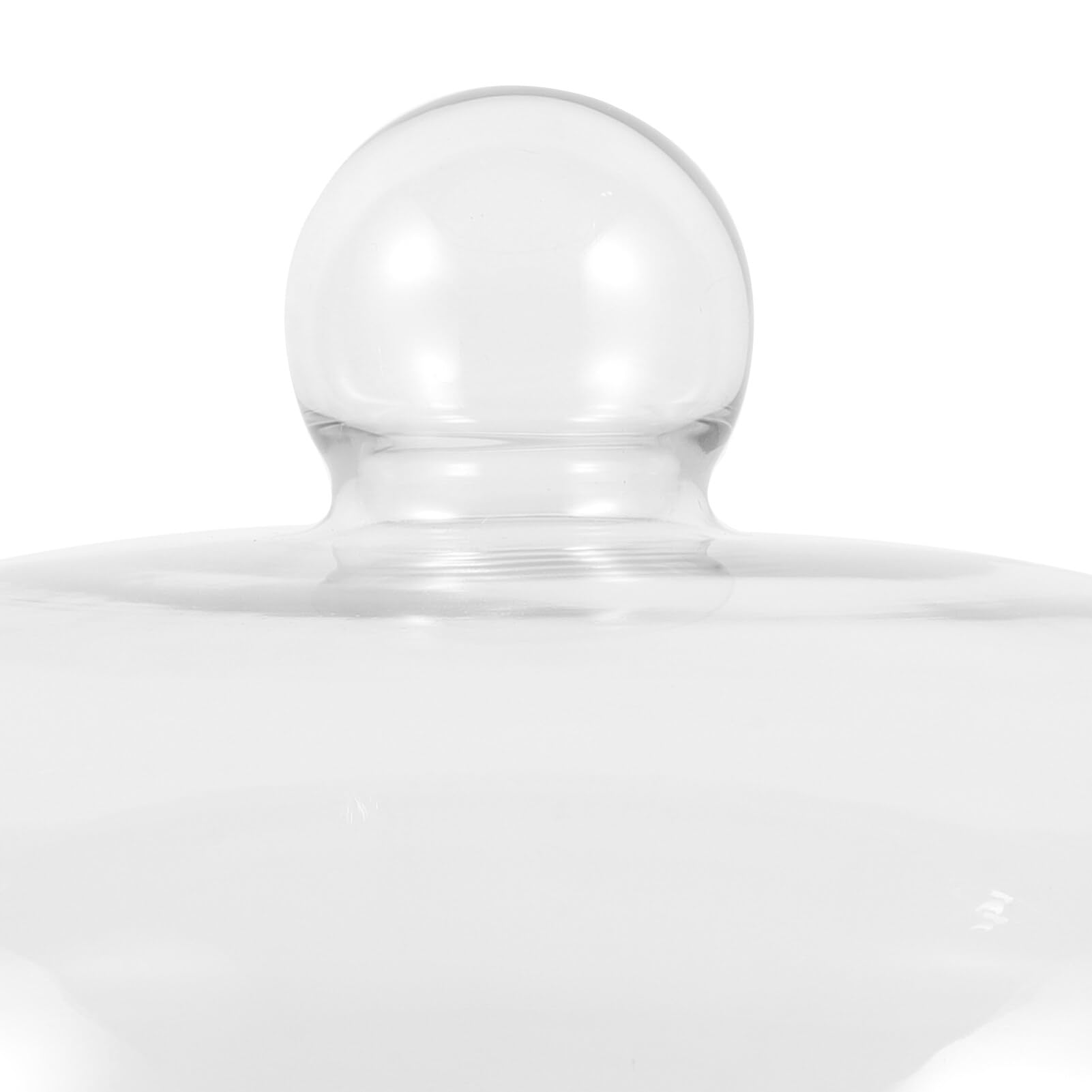 Yardwe Cubierta De Cúpula Para Tartas Cubierta De Cristal Para Exhibición De Tartas Con Asa Cubierta Transparente Para Platos De Comida Y Aperitivos Para Postres De Tartas (9 Pulgadas)