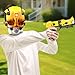 Transform Toys Mask and Foam Blaster 2 in 1 Set for Ages 6 and Up Kids Roleplay Mask Action Figure Shooting Game with 20 Universal Elite Darts for Nerf Guns