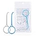 JMU Aligner Remover Tool, 2 Colors Clear Aligner Removal Tool, Braces Removal Kit, Blue and White (2 Pack)