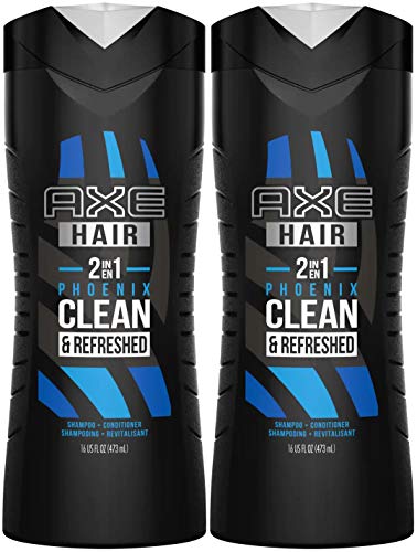 Axe Phoenix Crushed Mint and Rosemary Scent 2-in-1 Shampoo And Conditioner- 16 fl oz (Pack of 2)