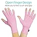 Vive Pink Arthritis Hand Compression Gloves (Pink, Small)