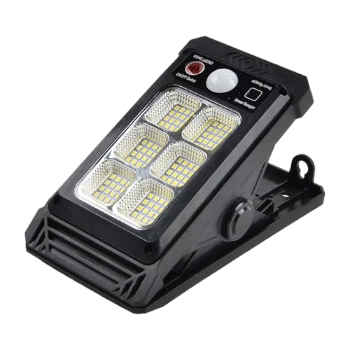 clip on Solar Garden Lights   1200mAh Battery Motion Sensor, Waterproof Outdoor LED Lighting | Pathway Walkway Courtyard Terrace Balcony Porch Patio Lawn, Durable Weather Resistant, Energy Saving, Eas
