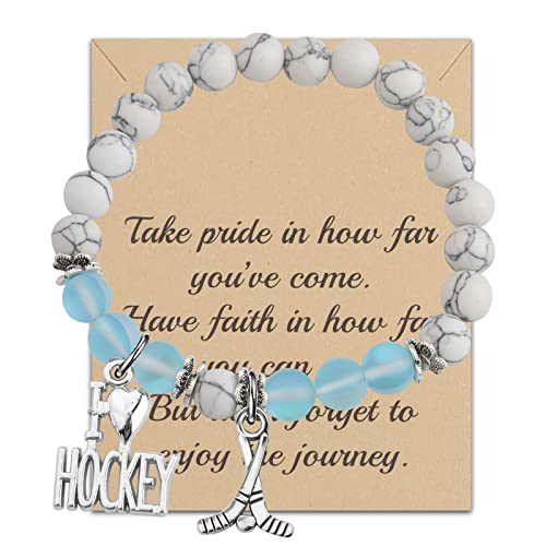 Ice Hockey Earrings - Team Player Inspiration Gifts, Senior Gift Charms