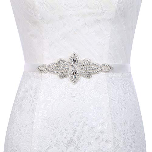 Wedding Sashes and Belts,Wedding Belt Sash with Rhinestones,Wedding Belts Sashes Rhinestone Belts for Women