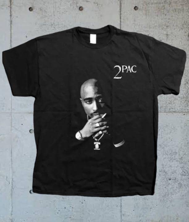Amazon.co.jp: 2PAC プリント Tシャツ 2XLサイズ : ファッション