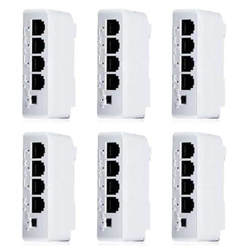 Répéteur PoE cascade 100 Mbs IEEE802.3af triple sortie pour transmission IP stable de commutateur