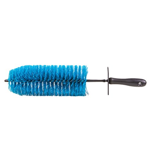 Vosarea Car Wheel Cleaning Brush Auto Tyre Rim Scrub Washing Tool (Blue)