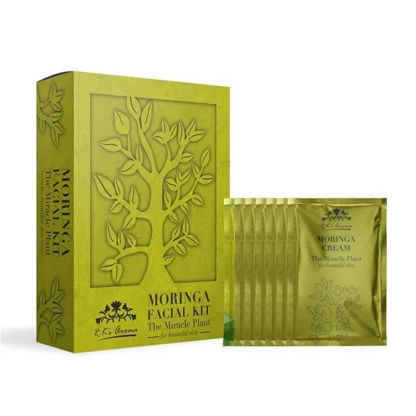 R.K's Aroma Moringa Facial Kit | 6 Step | Two Time Use (28 Grams)