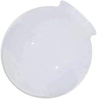Satco 6-Inch White Glass Globe Light Shade - 3.25-Inch Fitter, Glossy Finish Replacement for Fixtures