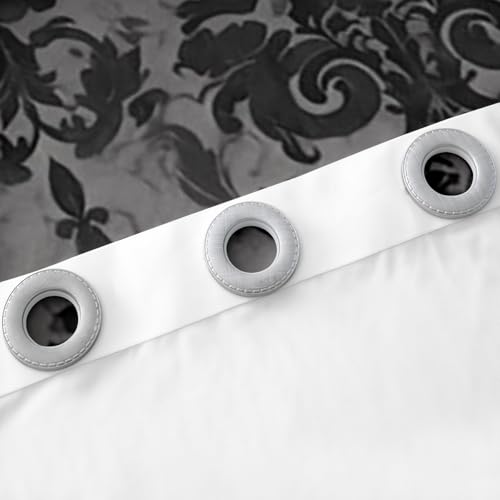 Cortinas góticas vintage de 2 paneles para decoración de ventanas 7