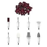 UTILYZE Replacement Nail Drill Bits and 50 Sanding Bands for PediLux Pro Professional Manicure and Pedicure Kit
