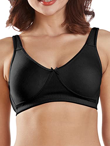 Image of SONARI Womens High Coverage Regular Bra | Poly Cotton Fabric, Non Padded, Non Wired, Comfort Bra | Adjustable and Wide Shoulder Straps, U Back Design with Hook & Eye Closure - Lavish